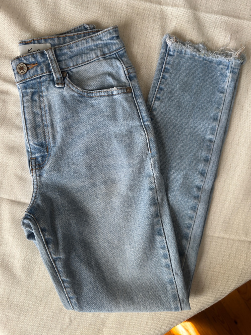 High Rise Straight Leg Jeans